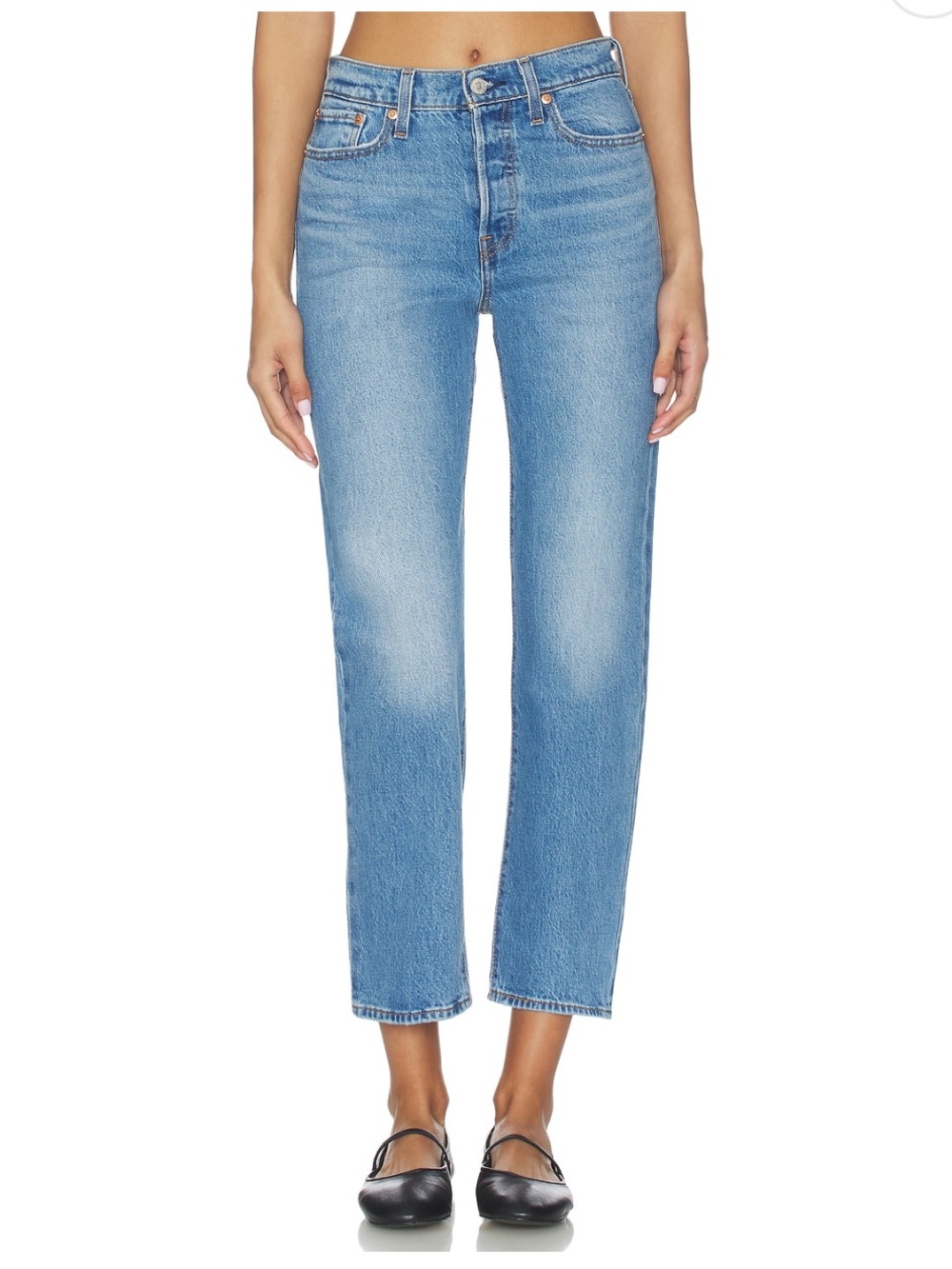 Levi's Women's Wedgie Straight Blue Jeans
